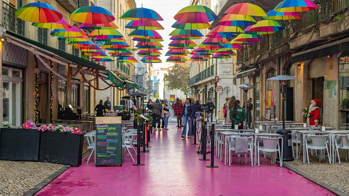 Pink Street Lisbon